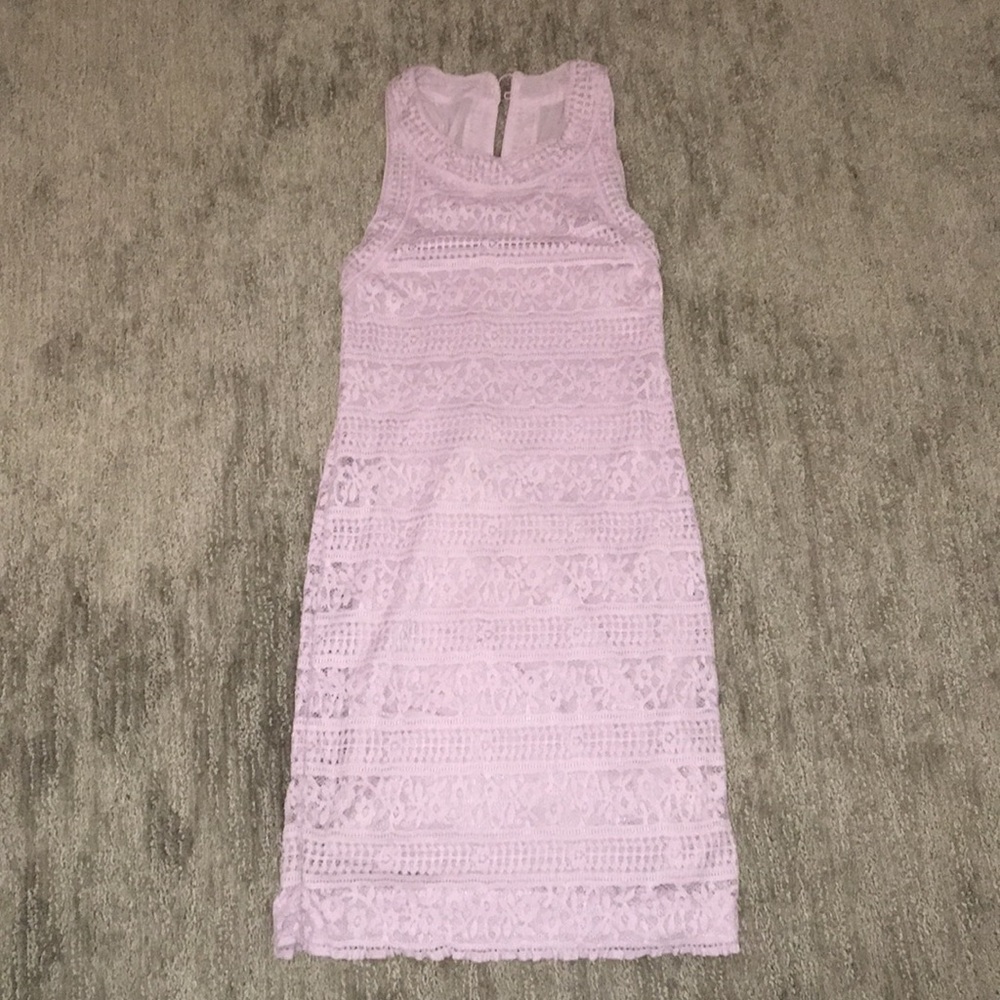 Lilac lace dress
